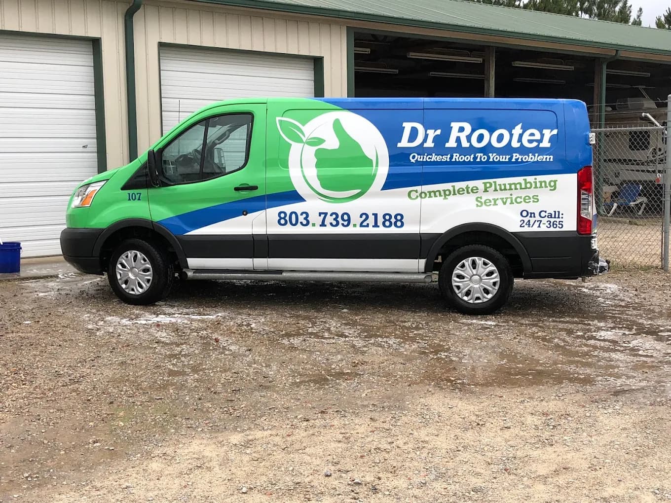 A Dr Rooter service van